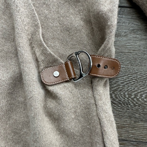 Ralph Lauren wool blend/ long sleeve dress with size buckle/ woman’s L - Picture 3 of 9